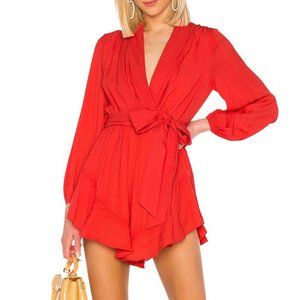 Elliatt Deja Vu Playsuit (Revolve) - Melon - Size L - Shorts Jumper